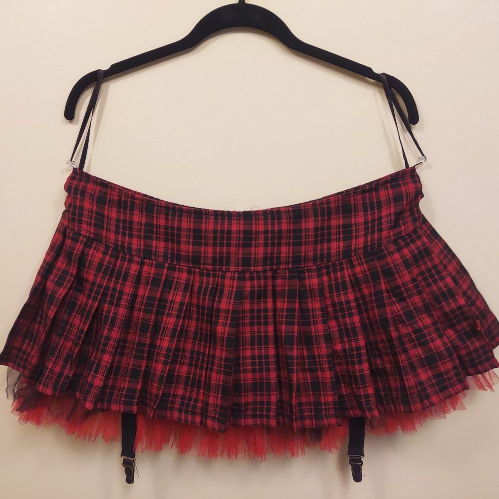 Royal Bones Punk Fashion Mini Skirt